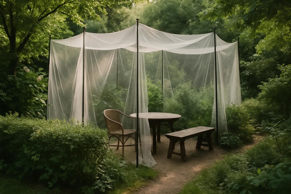Barriere fisiche: come proteggere il giardino dalle zanzare